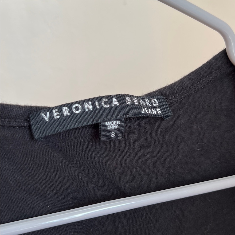 Veronica Beard Jeans Decker Black Tank Dress  Small minimalist - Picture 3 of 4